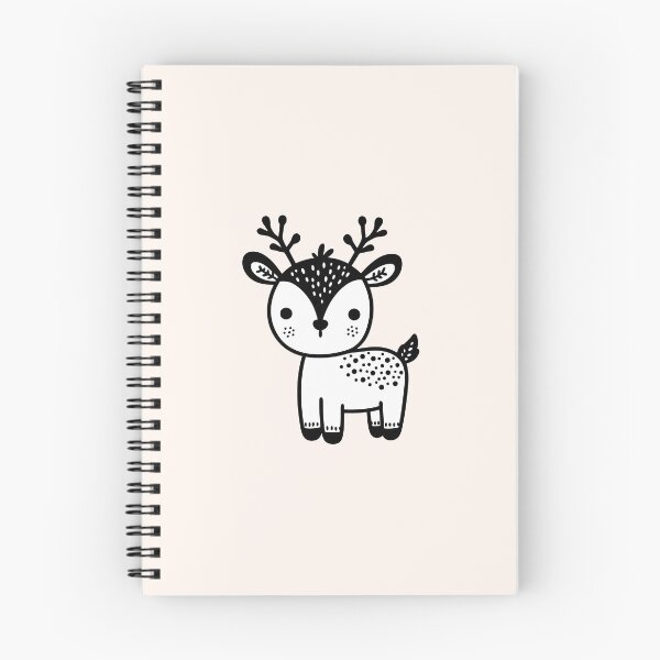 Item preview, Whimsical Woodland Fawn - Minimalist Nursery Art designed and sold by happyartworks.