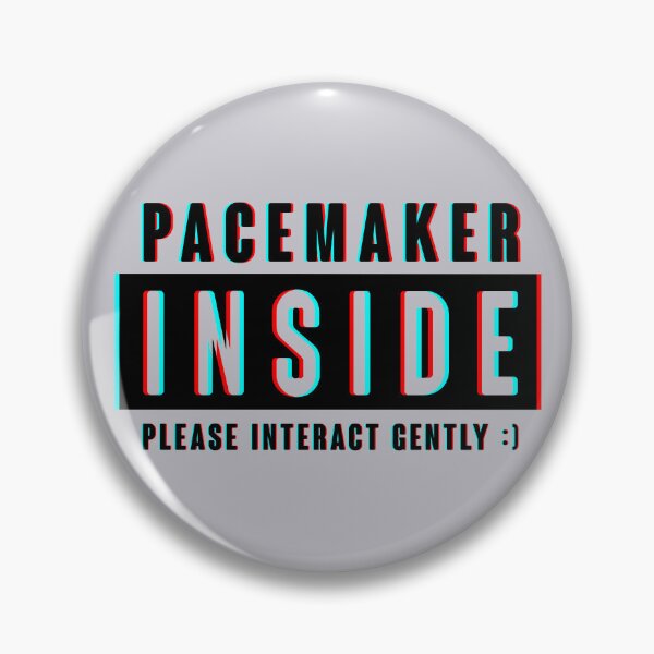 Item preview, Pacemaker Inside | Elder Love | Funny Concept designed and sold by monkeybusiness.pt.