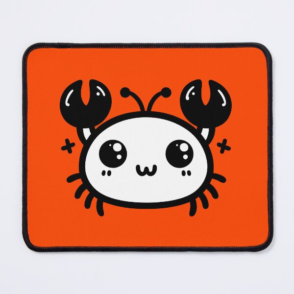 Item preview, Adorable Crab - Kawaii Sea Creature Art designed and sold by happyartworks.