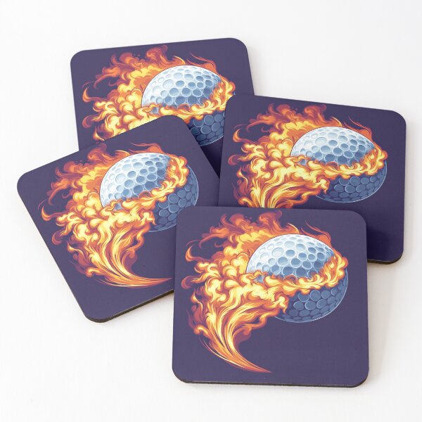 Item preview, Fiery Golf Ball: Dynamic Flame Design designed and sold by Desireehaz.
