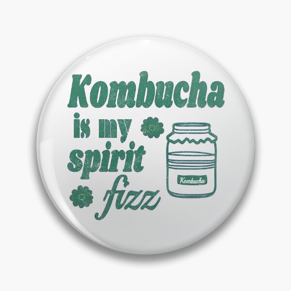 Item preview, Kombucha is my spirit fizz - green designed and sold by Line2Rhyme.