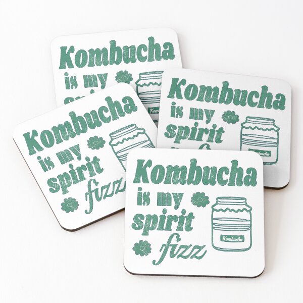 Item preview, Kombucha is my spirit fizz - green designed and sold by Line2Rhyme.