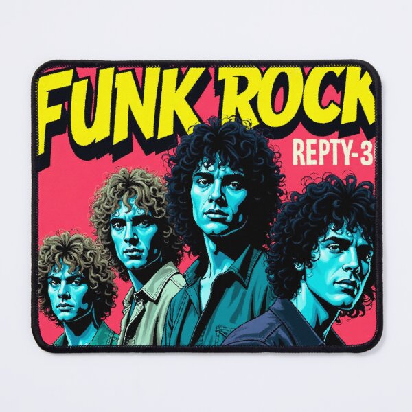 Item preview, Funky Rock Album Art - Groovy 80s/90s Style designed and sold by Rockuanna.