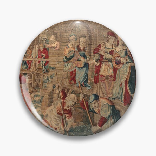 Item preview, Four Seasons Spring Fishing Scene, designed c. 1535, woven mid- to late 1600s. Possibly by Gobelins Manufactory designed and sold by Vintage Designs +.