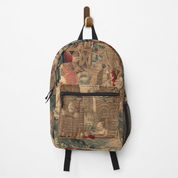 Item preview, Four Seasons Spring Fishing Scene, designed c. 1535, woven mid- to late 1600s. Possibly by Gobelins Manufactory designed and sold by Vintage Designs +.