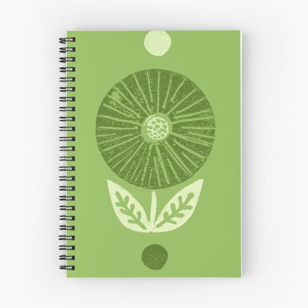 Item preview, Dandelions on green, flower pattern designed and sold by KOUZZA.