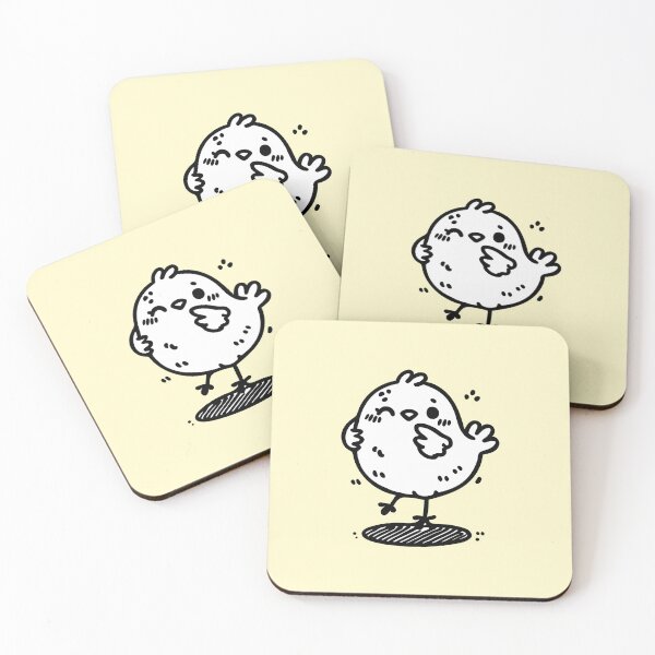 Item preview, Charming Hand-Drawn Chick – Minimalist and Cute Animal designed and sold by happyartworks.