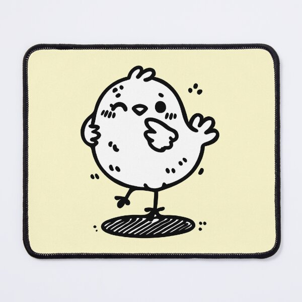 Item preview, Charming Hand-Drawn Chick – Minimalist and Cute Animal designed and sold by happyartworks.