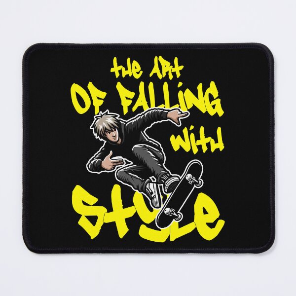 Item preview, THE ART OF FALLING WITH STYLE - SKATEBOARD GIFT designed and sold by KEF Custom.