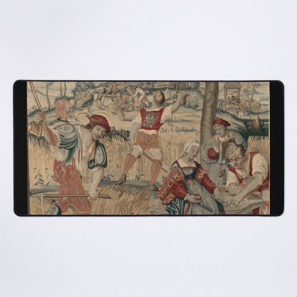 Item preview, Four Seasons Summer Harvest Scene, designed c. 1535, woven mid- to late 1600s. Possibly by Gobelins Manufactory (France, Paris, est. 1662) designed and sold by Vintage Designs +.