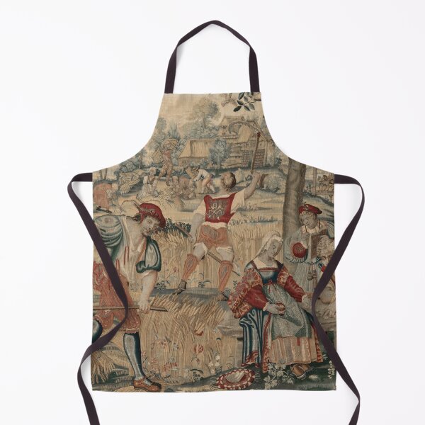 Item preview, Four Seasons Summer Harvest Scene, designed c. 1535, woven mid- to late 1600s. Possibly by Gobelins Manufactory (France, Paris, est. 1662) designed and sold by Vintage Designs +.