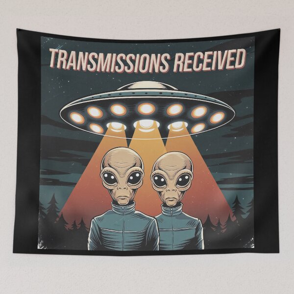 Item preview, Transmissions Received Alien Signal designed and sold by Retr0Tshirts.