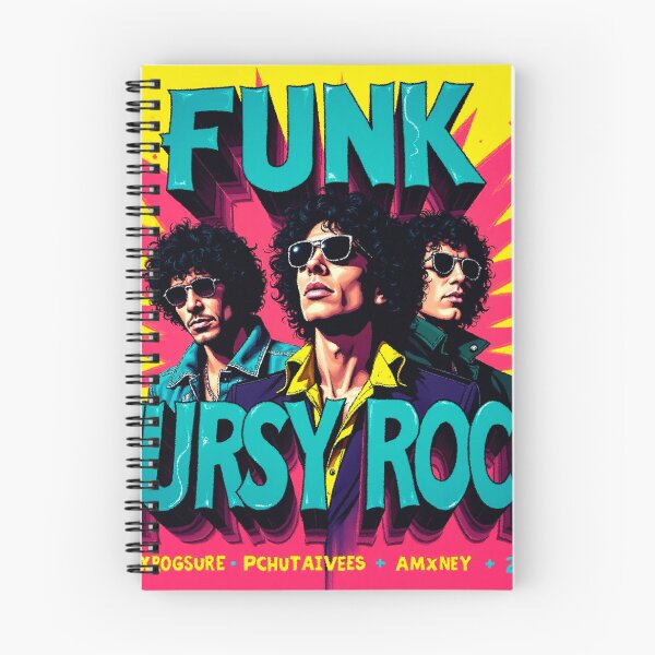 Item preview, Vibrant Funk Rock Colors - 80s/90s Album Cover Art designed and sold by Rockuanna.