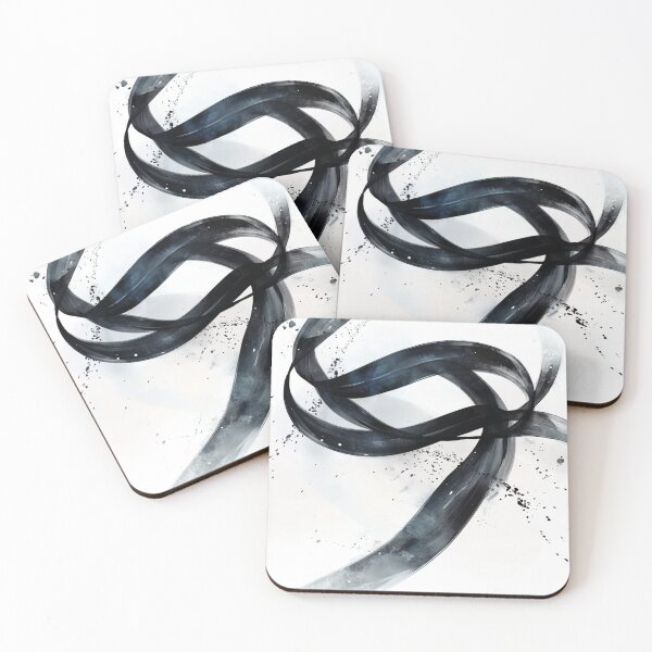 Item preview, Abstract Looping Ribbon: Dynamic Ink Design designed and sold by Desireehaz.