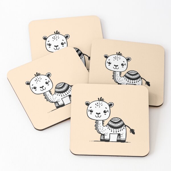 Item preview, Desert Cutie Camel - Kawaii style designed and sold by happyartworks.