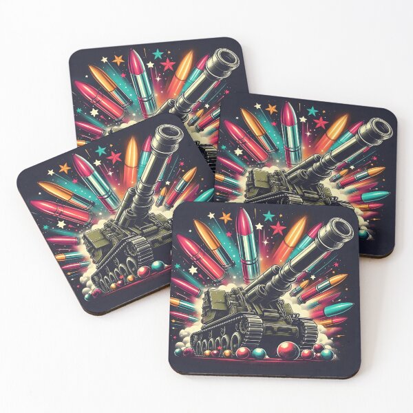 Item preview, Galactic Cannon: Vintage Power with Cosmic Vibes - Model 2 designed and sold by NeonBot_Shop.
