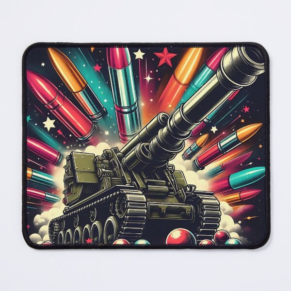 Item preview, Galactic Cannon: Vintage Power with Cosmic Vibes - Model 2 designed and sold by NeonBot_Shop.