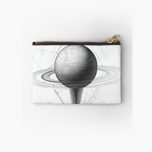 Item preview, Geometric Saturn: Minimalists Fine-Line Space Art designed and sold by Desireehaz.