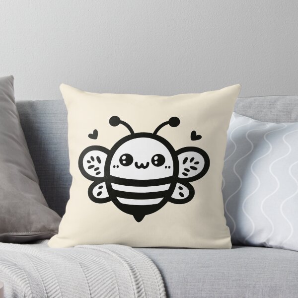 Item preview, Sweet Honey Bee - Kawaii Nursery Line Art designed and sold by happyartworks.