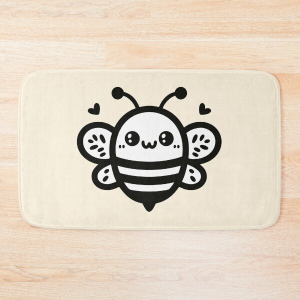 Item preview, Sweet Honey Bee - Kawaii Nursery Line Art designed and sold by happyartworks.
