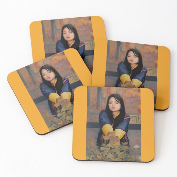 Item preview, Girl from Bhutan-oil painting designed and sold by Carlos Taylor.