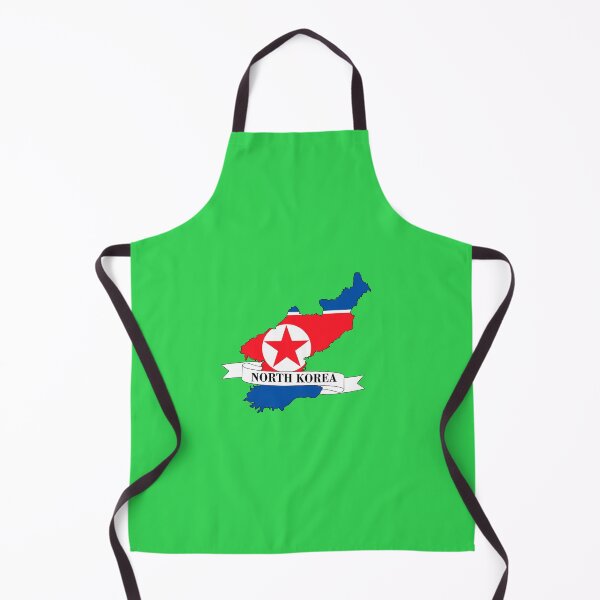 Item preview, North Korea flag map designed and sold by visual adventures.