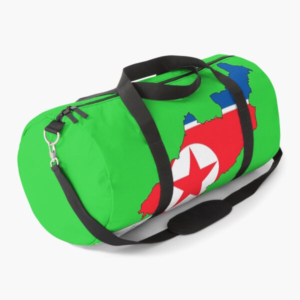 Item preview, North Korea flag map designed and sold by visual adventures.