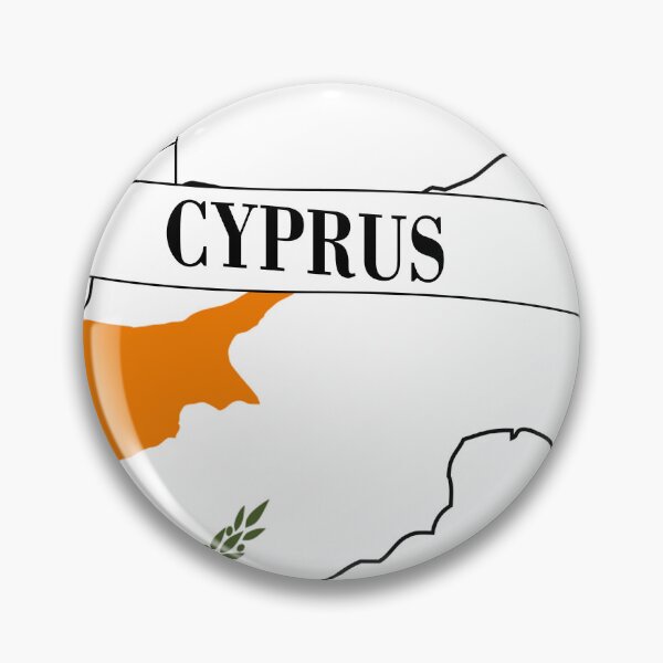Item preview, cyprus flag map designed and sold by visual adventures.