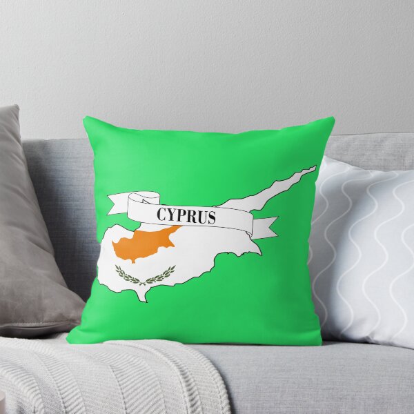 Item preview, cyprus flag map designed and sold by visual adventures.