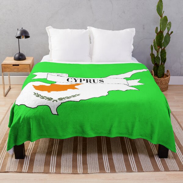 Item preview, cyprus flag map designed and sold by visual adventures.