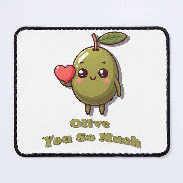 Item preview, Cute Olive holding heart designed and sold by PixelForgeX.