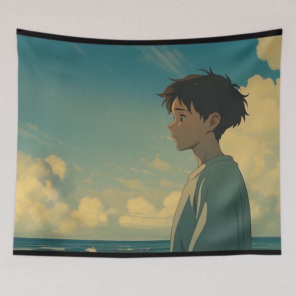 Item preview, Dreamy Anime Lofi Boy designed and sold by bapupa.