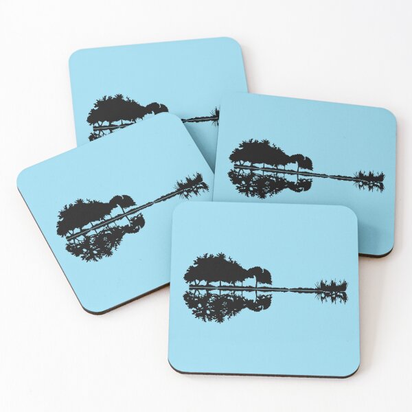 Item preview, Guitar Forest Reflection – Optical Illusion Art designed and sold by Aredbox.