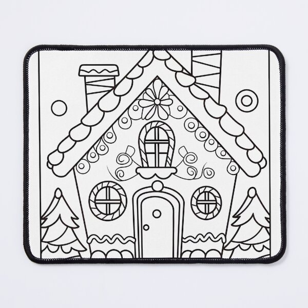 Item preview, Magical Cake House Coloring Page Pattern  designed and sold by DavidColoring.