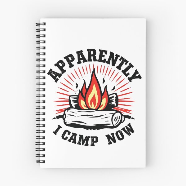 Item preview, Apparently I Camp Now - Funny Vintage Hiking Camping Lovers designed and sold by svarupa.