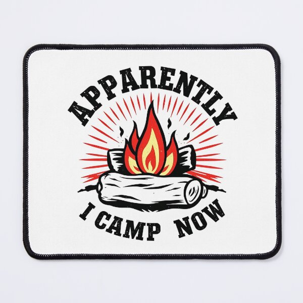 Item preview, Apparently I Camp Now - Funny Vintage Hiking Camping Lovers designed and sold by svarupa.