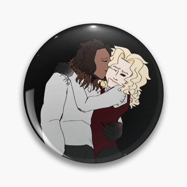 Item preview, Edmund + Lucius Damascus Side Kiss designed and sold by Stormiiskiies.