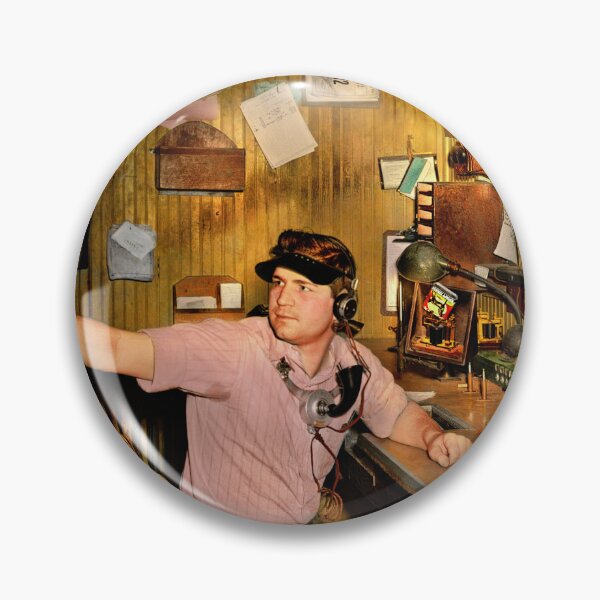Item preview, Train - The station operator 1943 designed and sold by Mike Savad Photography.