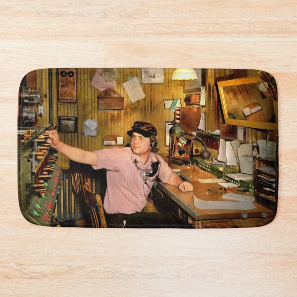 Item preview, Train - The station operator 1943 designed and sold by Mike Savad Photography.