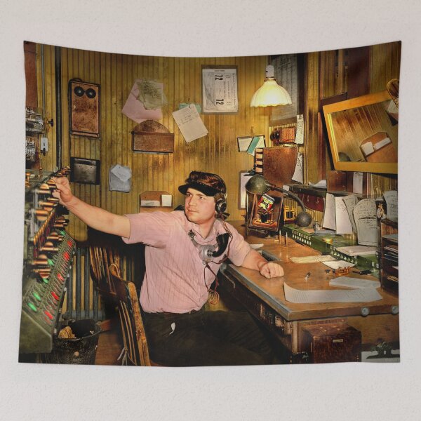 Item preview, Train - The station operator 1943 designed and sold by Mike Savad Photography.