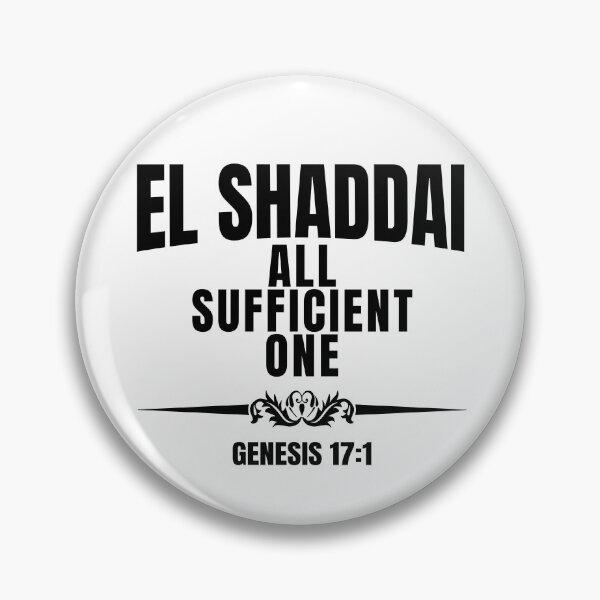 Item preview, El Shaddai, All Sufficient One, Genesis 17:1, Hebrew Names of God in the Old Testament designed and sold by Angela Dow.