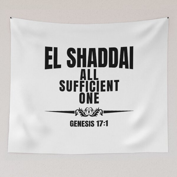 Item preview, El Shaddai, All Sufficient One, Genesis 17:1, Hebrew Names of God in the Old Testament designed and sold by Angela Dow.