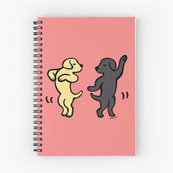 Item preview, Dancing Yellow and Black Labradors designed and sold by HappyLabradors.