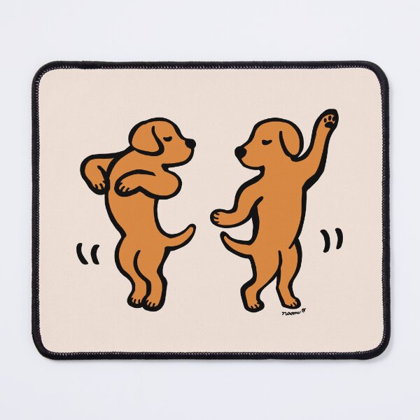 Item preview, Dancing Fox Red Labrador Duo designed and sold by HappyLabradors.