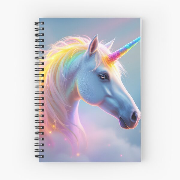 Item preview, Enchanted Unicorn: A Majestic Vision of Rainbow Magic and Ethereal Beauty designed and sold by Kamidrago.