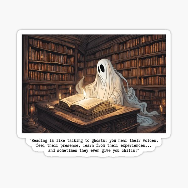 Item preview, Reading is like talking to ghosts designed and sold by Filologica.