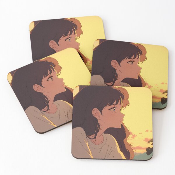 Item preview, Aesthetic Anime Lofi Girl designed and sold by bapupa.