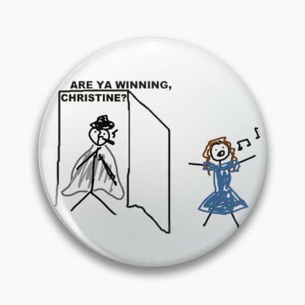Item preview, Are ya winning, Christine? meme parody designed and sold by Bookboned.