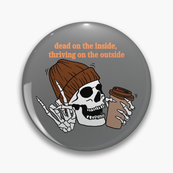 Item preview, dead on the inside, thriving on the outside (orange) designed and sold by piscesmoon22.