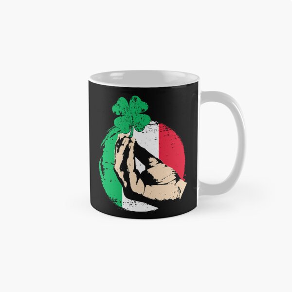Item preview, Pinched hand clover Italian flag American day designed and sold by Artifyo.